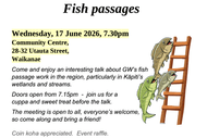 Forest & Bird Public Meeting - Fish Ladders