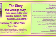 The Story That Won't Go Away - Justice, Peace Sharing, Cooperating