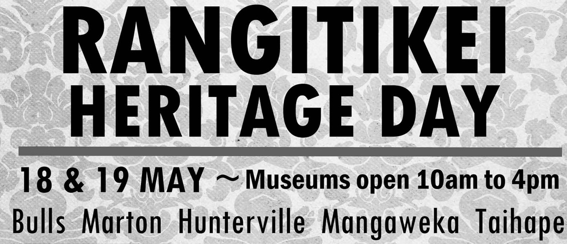 Rangitikei Day – Sat 18th & Sun 19th May 2013 Rangitikei Day – Sat 18th & Sun 19th May 2013