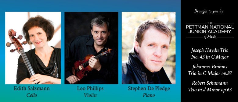 Phillips, Salzmann & De Pledge - Trio in Concert - Rangiora - Eventfinda