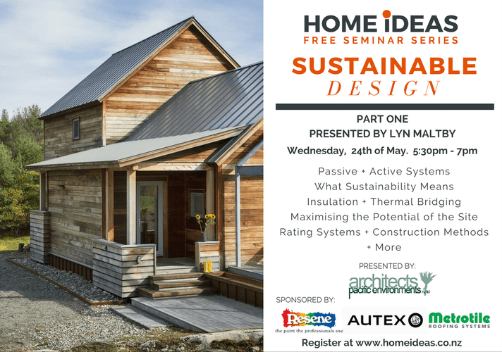 Sustainable Design Seminar Auckland  Eventfinda