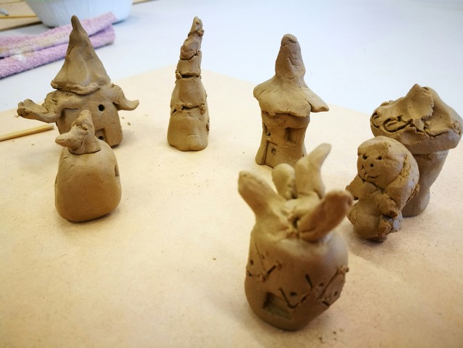 clay sculpture for kids