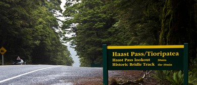 Long Road over Haast Pass - Roadside Stories